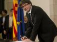 Глава женералітету Каталонія Карлес Пучдемон підписав декларацію про незалежність