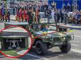 Парад на День Незалежності: Мережу заінтригувала малопомітна деталь на авто міністра оборони України (фотофакт)