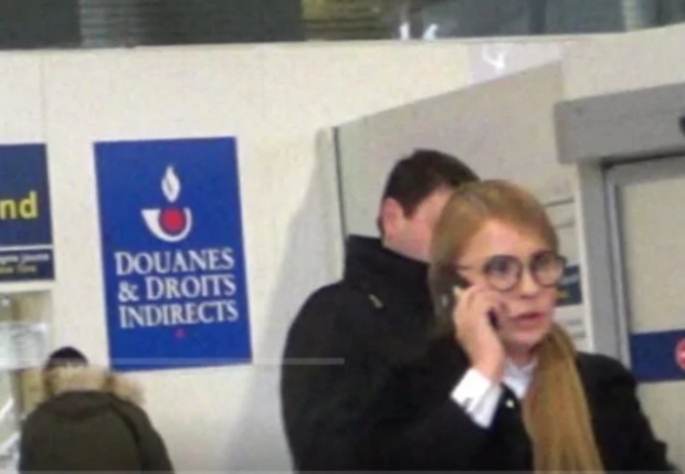 Юлію Тимошенко помітили у Парижі. Фото: скріншот з відео.