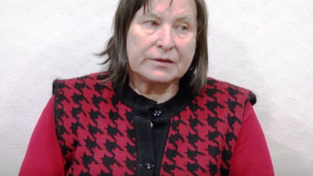 У "ЛНР" затримали пенсіонерку. Фото: скріншот з відео.
