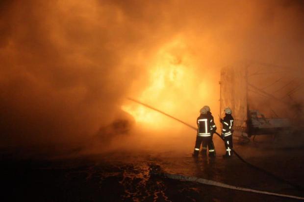 Пожежа у Кропивницькому. Фото: Фейсбук.