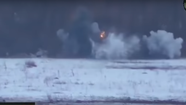 Українські військові знищили чергову позицію окупантів. Фото: скріншот з відео.
