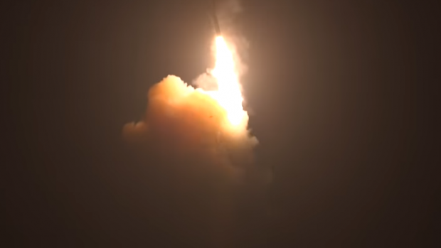Запуск балістичної ракети США. Фото: скріншот з відео.