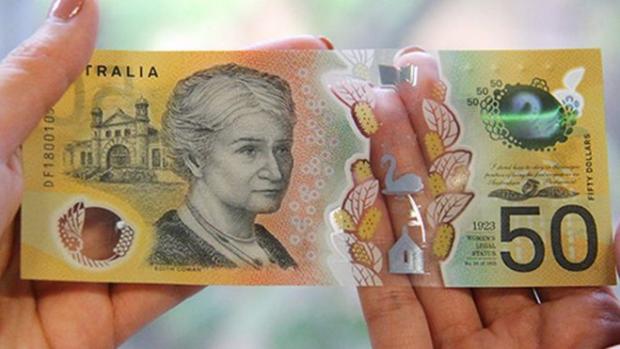 Австралійська банкнота із помилкою. Фото: ВВС.