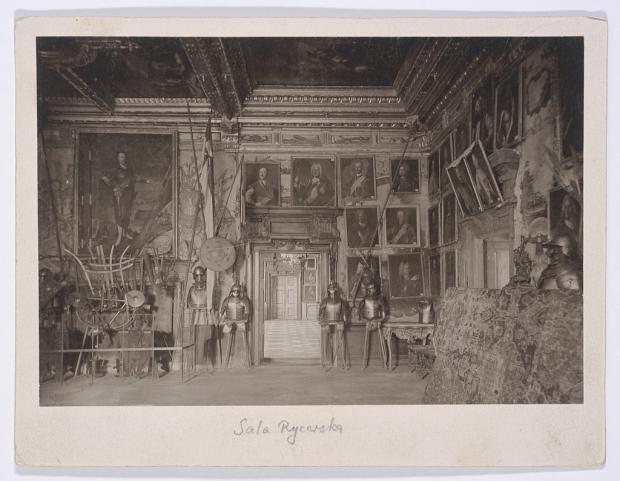 Інтер’єр Столової зали Підгорецького замку. Фото 1912 року