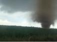 На полях Херсонщини помітили справжнє торнадо (відео)