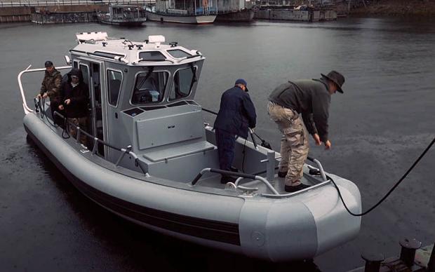 Один з двох переданих США Морській охороні ДПСУ катерів Safe Boat 27