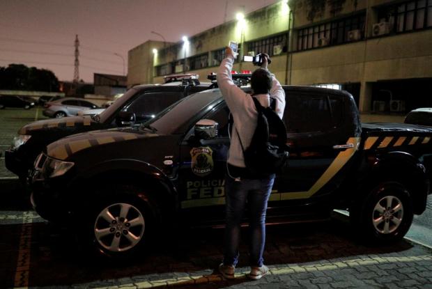 Автомобіль, який використовували грабіжники. Фото: REUTERS.