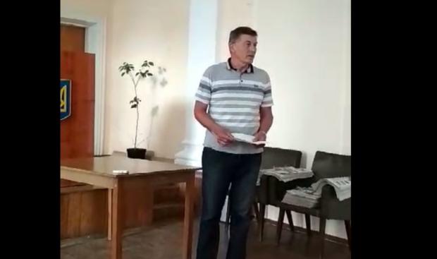 Олександру Гайдаю довелося вибачитися. Фото: скріншот з відео.