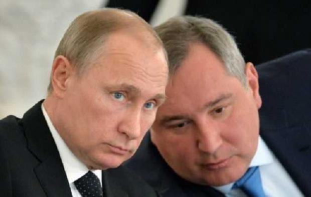 Путін і Рогозін. Фото: Антикор.