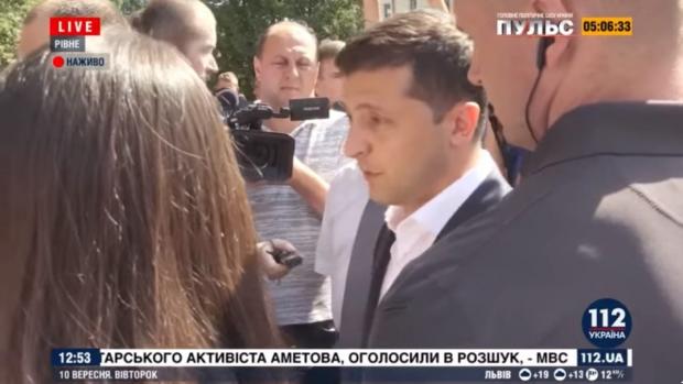 Зеленський заявив, що підтримує свободу слова. Фото: скріншот з відео.