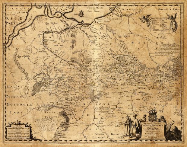 Якщо є мапи України 17 століття, значить, мала бути і держава. Мапа 1648 року