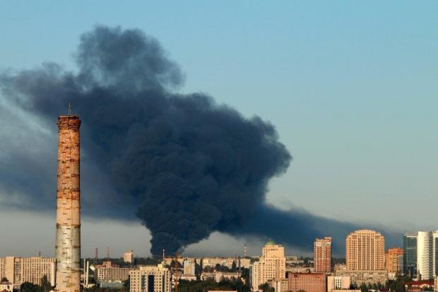 Пожежа в Донецьку 25 вересня