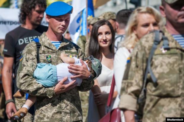 Під час Маршу ветеранів до Дня Незалежності України. Київ, 24 серпня 2019 року