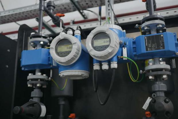 Електролізна установка для виробництва гіпохлориту. Фото: Київводоканал.
