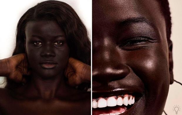 Ходія Діоп - "Меланинова богиня" - модель з самою темною шкірою