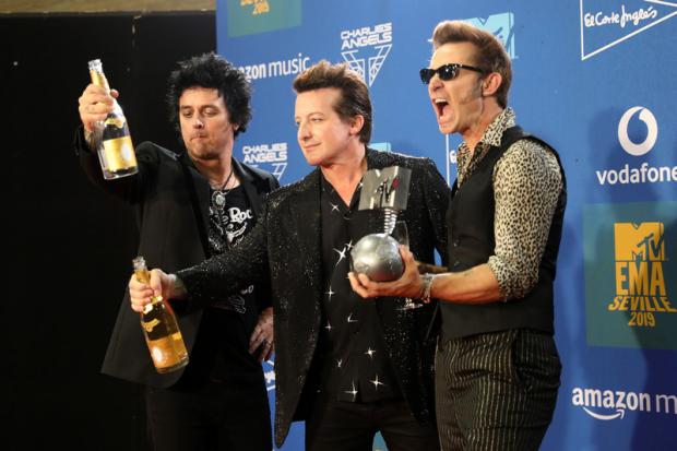 Green Day відразу вирішили відсвяткувати перемогу