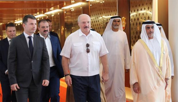 Лукашенко в ОАЕ. Фото: БЕЛТА.