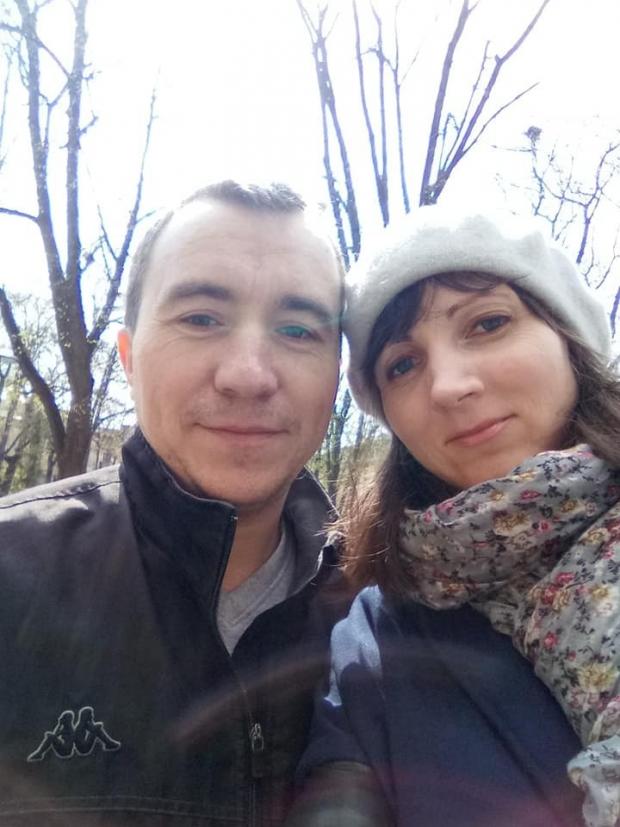 Олег Якуц із дружиною