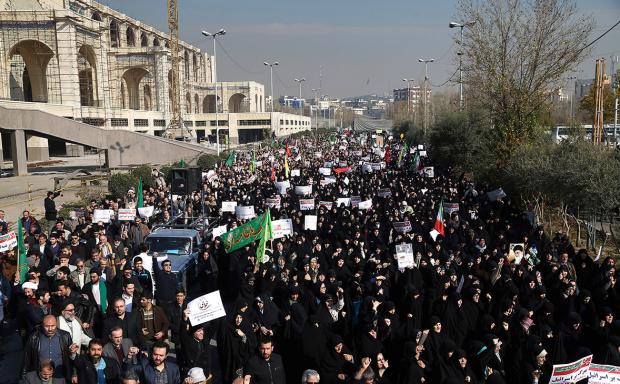 Протести в Ірані. Фото: Рейтерс.