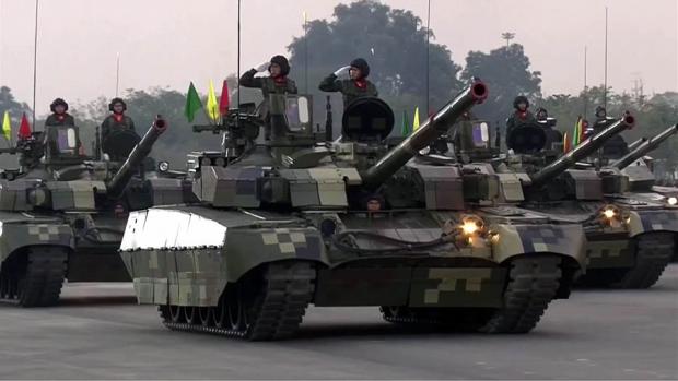 ОБТ БМ «Оплот-Т» на військовому параді на честь Дня Королівської армії Таїланду. Фото: скріншот з відео.