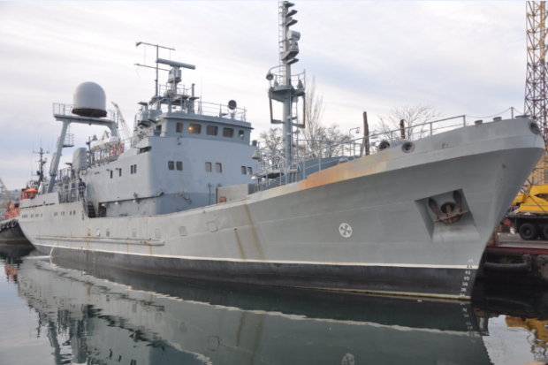 «Лагуна» перед виходом в море Фото: ВМС ЗС України
