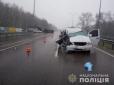 Семеро людей у лікарні: На трасі Київ-Харків мікроавтобус перекинув вантажівку (фото, відео)