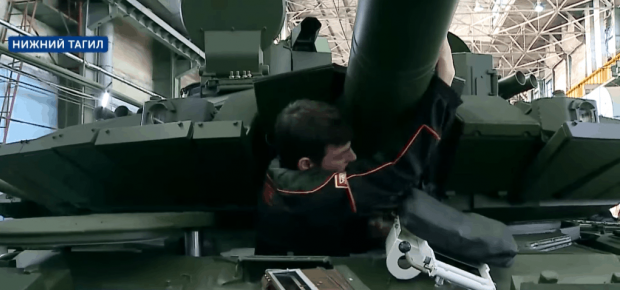 Захист башти танку Т-90М. Фото: ЗМІ РФ
