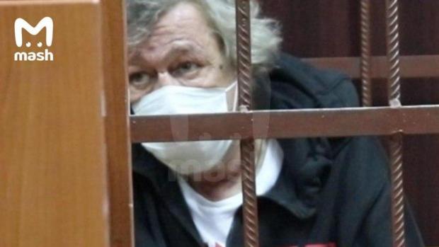 Михайло Єфремов у суді. Фото: скріншот з відео.