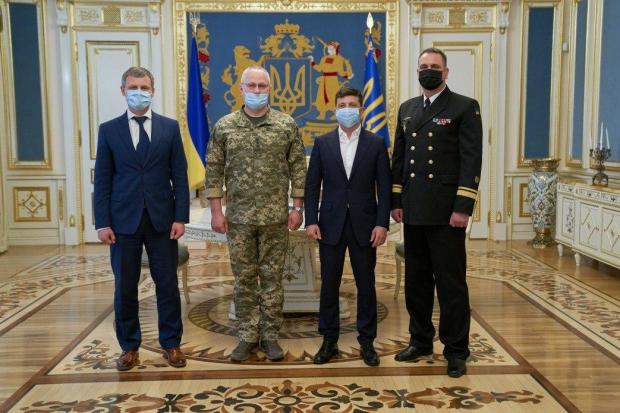 Зеленський призначив командувача ВМС. Фото: president.gov.ua.