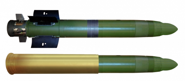 Постріл з протитанковою керованою ракетою Falarick 90. Фото: ДержККБ "Луч"