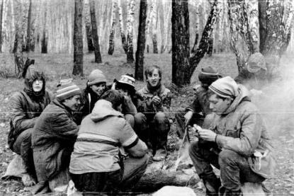 Пікнік після збирання картоплі