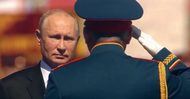 Володимир Путін на параді