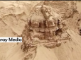 В Індії під шаром піску знайшли загублений храм (відео)