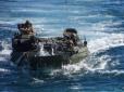 Пропали сім морських піхотинців: На військових навчаннях у США затонув десантний корабель