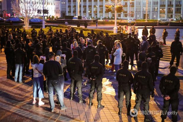 У Мінську затримали учасників мітингу