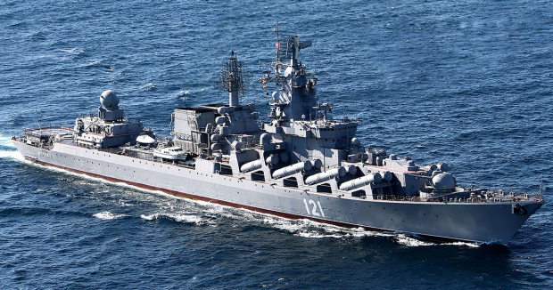 Крейсер «Москва» після ремонту вийшов у море