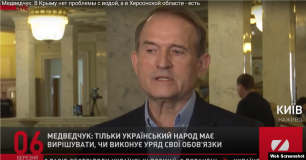 Віктор Медведчук, інтерв'ю каналу ZIK, 6 березня 2020 року