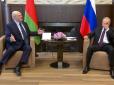 Лукашенко і Путін на сьогоднішній зустрічі в Москві: Все, як за підручником психології (фото)