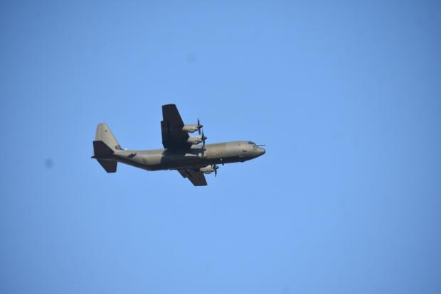 C-130 Hercules. Спільні навчання. Вересень 2020. Фото: Генштаб ЗСУ