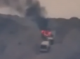 Поле бою в диму, виривається полум'я: Вірменія завдала потужного удару по військових Азербайджану (відео)