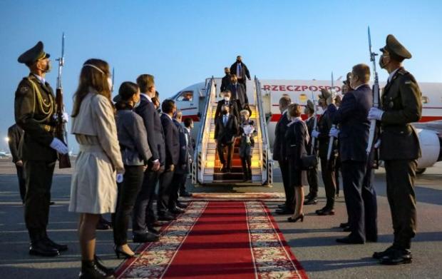 Президент Польщі прибув з візитом в Україну
