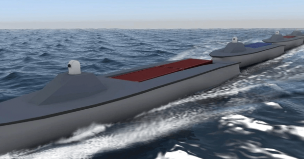 Для флоту США створять «морські поїзди». Ілюстрація «морських поїздів» від DARPA