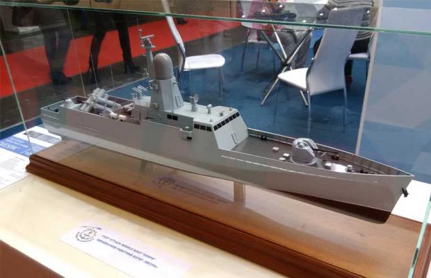 Проект ракетного катера "Веспа" під комплекс "Нептун" на виставці "Зброя та Безпека"