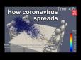Як коронавірус поширюється при розмові за столом (відео)