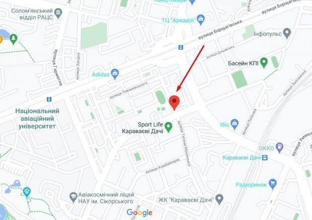 Грабіжник напав на вул. Генерала Тупікова в Солом'янському районі Києва