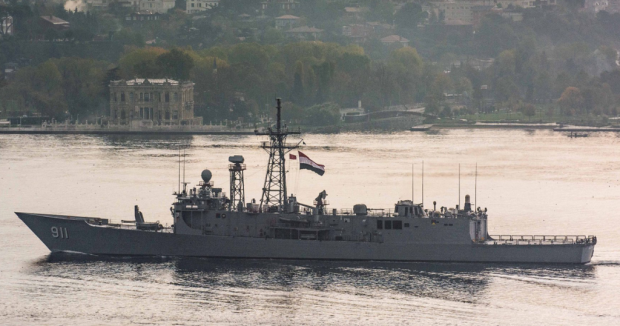 Корвет типу Gowind EL FATEH (971) ВМС Єгипту. Листопад 2020. Фото: Shipspotting Istanbul Strait