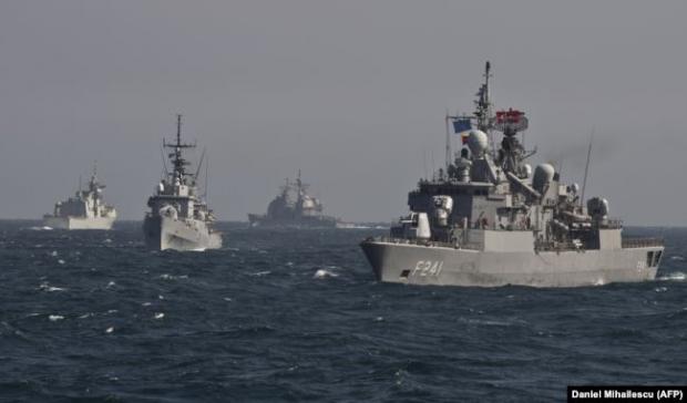Турецькі кораблі на навчаннях НАТО у Чорному морі, 2015 рік