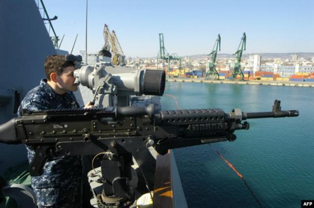 Американські військові у болгарському порту Варна, 2014 рік