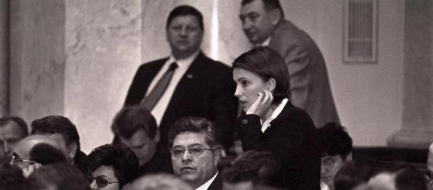 Лазаренко і Тимошенко у Верховній Раді середени 1990-х